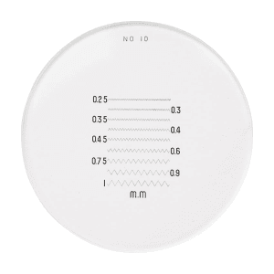 Mitutoyo Reticle No. 10 for Pocket Comparator, 183-150
