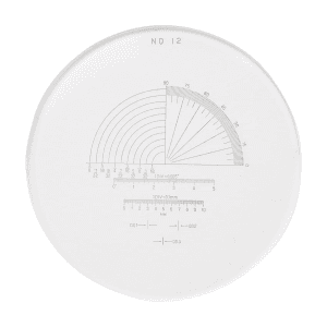 Mitutoyo Reticle No. 12 for Pocket Comparator, 183-152