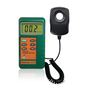 Tenmars 3-1/2 Digits / 1999 W/m² Solar Power Meter with Wire Sensor, TM-207