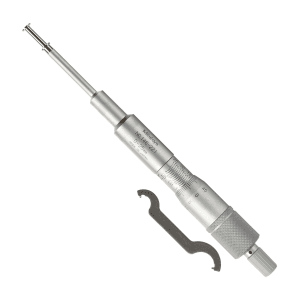 Mitutoyo 0 - 25 mm Non-rotating Spindle Type Groove Micrometer (Dia. 6.35mm Flange), 146-221