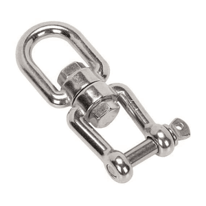 TB Basics 10 mm Stainless Steel Swivel Eye to Jaw