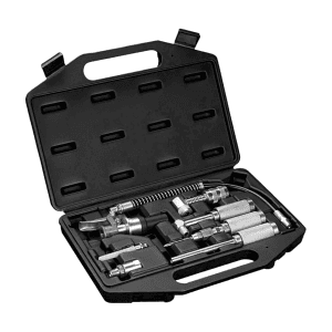 Groz 8 Pcs Premium Greasing Accessory Kit, GAK/P1/8ST/B