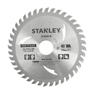 Stanley 5 inch / 125 mm TCT Saw Blade For Wood (12 Teeth), STA512-IN