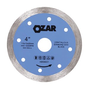 Ozar 4”/110 mm Diamond Saw Blade (Rim), ABS-9031