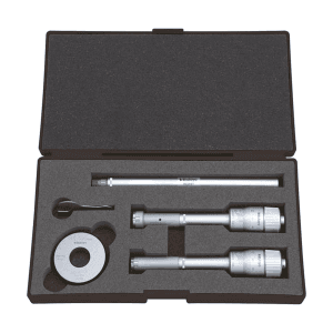Mitutoyo 12-20 mm Type II Three Point Holtest Internal Micrometer Set with Extension Rod (Pack of 8 Pcs), 368-991