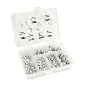 Groz 80 Pcs Metric Grease Fitting Set, STGFT-M80