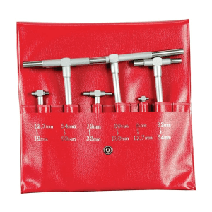 Mitutoyo 8 - 150 mm Telescoping Gauge Set (Pack of 6 Pcs), 155-905