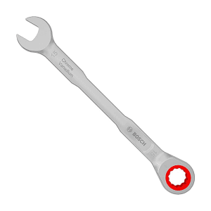 Bosch 15 mm Ratchet Combination Wrench (72 Teeth), 1 600 A03 AH1