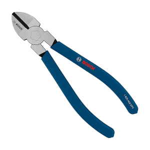 Bosch 160 mm / 6 inch Diagonal Side Cutting Plier with Dipped Non-slip Handle, 1 600 A03 DN1
