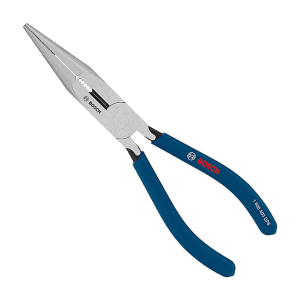 Bosch 7 inch / 180 mm Long Nose Plier with Dipped Non-slip Handle, 1 600 A03 DN2