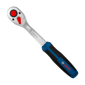 Bosch 1/2 Inch Sq. Drive Ratchet with Soft-grip Handle (72 Teeth), 1 600 A03 AC8