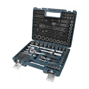 Bosch 1/4 inch & 1/2 inch Ratchet Set (Pack of 80 Pcs), 1 600 A03 AD0
