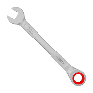 Bosch 17 mm Ratchet Combination Wrench (72 Teeth), 1 600 A03 AH2