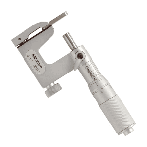 Mitutoyo 0 - 1 inch Interchangeable Anvil Type Uni-mike Micrometer with Friction Thimble, 117-107