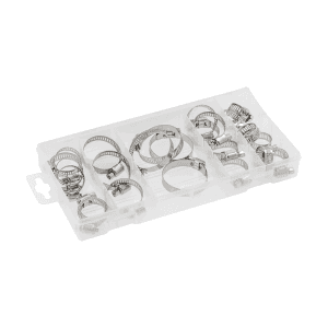 Hogert 40 Pcs Hose Clamp Set, HT8G512