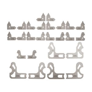 Mitutoyo 0.010 – 0.500 inch Radius Gauge Set (26 Leaves), 186-906