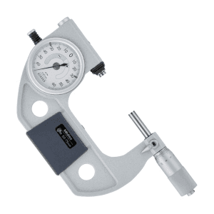 Mitutoyo 50 - 75 mm Dial Indicating Micrometer with Left Side Operating Button, 510-123