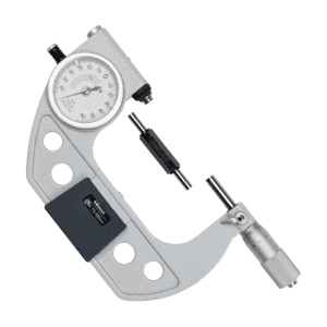 Mitutoyo 75 - 100 mm Dial Indicating Micrometer with Left Side Operating Button, 510-124