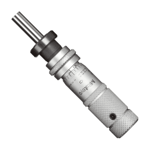 Mitutoyo 0 - 0.5 inch Zero Adjustable Thimble Micrometer Head with Clamp Nut, 148-502