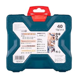 Bosch 40 Pcs Professional Blue X-Line Titanium Set, 2 607 017 512