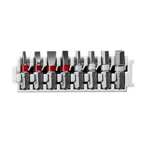 Bosch 8 Pcs Pick & Click Extra Hard Hex & Slotted Screwdriver Bit Set, 2 608 522 414