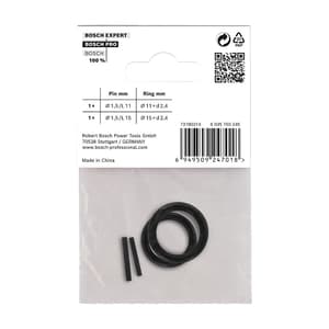 Bosch 1/2 inch Retaining Ring & Pin Set for PRO Impact Socket (Pack of 6 Pcs), 2 608 003 066