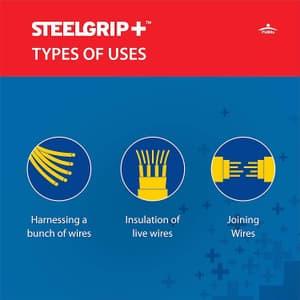 Steelgrip 2.5 Mtr PVC Insulation Tapes (Pack of 30 Pcs)