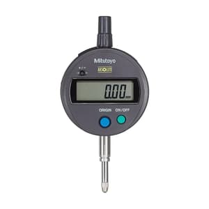 Mitutoyo 0 - 12.7 mm Absolute Digital Indicator with Flat Back Plate (ID-S Series), 543-781B-10