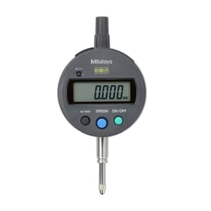 Mitutoyo 12.7 mm / 0.5 inch Absolute Digital Indicator with Lug Back Plate & 0.00005 inch / 0.001 mm Resolution (ID-S Series), 543-791-10