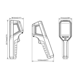 Hikmicro -20°C to 550°C Handheld Thermal Imaging Camera, B20S