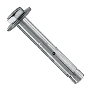 Hilti 16 x 140/90 mm Assy HLC-H Sleeve Anchor - Hexagon Bolt Version With Washer (Pack Of 10 Pcs), 385855
