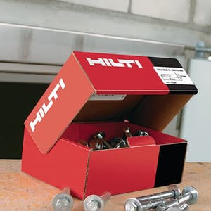 Hilti 16 x 140/90 mm Assy HLC-H Sleeve Anchor - Hexagon Bolt Version With Washer (Pack Of 10 Pcs), 385855