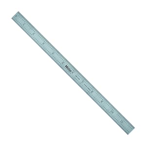 Mitutoyo 0 - 12 inch Wide Rigid Steel Ruler (3R), 182-124