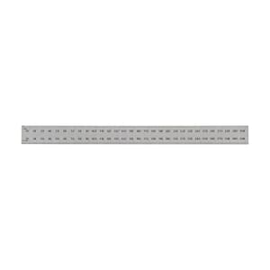 Mitutoyo 300 mm / 12 inch Wide Rigid Steel Ruler (1/32 & 1/64 inch Graduation), 182-125