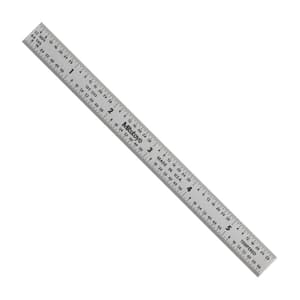 Mitutoyo 150 mm / 6 inch Fully-Flexible Steel Ruler (1/32 & 1/64 inch Graduation), 182-205