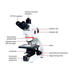 Insize 50X - 500X Metallurgical Microscope, 5113-M850