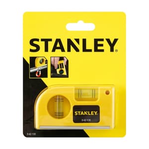 Stanley 14 cm / 2 Vials Horizontal/Vertical Pocket Level, 0-42-130