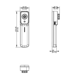 Hikmicro -20°C to 550°C Wireless Dual Camera Thermal Imager, Mini-X