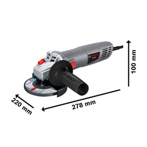 Bosch 100 mm / 4 inch 650W Professional Angle Grinder (Standard Line), WS 650