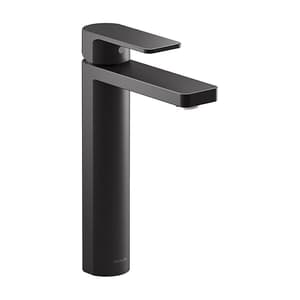Kohler Parallel Single-control Tall Basin Faucet Without Drain in Matte Black Finish, K-23475IN-4ND-BL