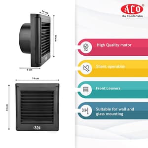 Aco 150 mm Ventilating Exhaust Fan, 15 AP