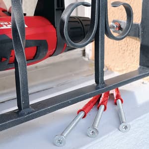 Hilti 10 x 60 mm HRD-CR Counter Sunk Head Plastic Frame Anchor - A4 Stainless Steel (Pack Of 50 Pcs), 423885