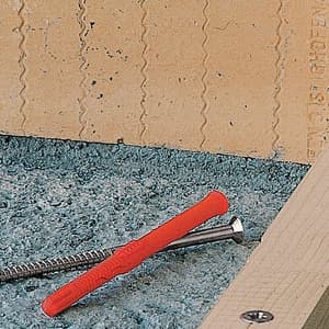 Hilti 10 x 120 mm HRD-C Counter Sunk Head Plastic Frame Anchor - Galvanized Steel (Pack Of 50 Pcs), 423862