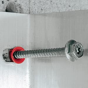 Hilti 10 x 120 mm HRD-H Hex Head Plastic Frame / Screw Anchor - Galvanized Steel (Pack Of 50 Pcs), 423873