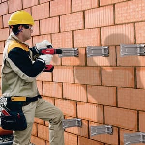 Hilti 10 x 120 mm HRD-H Hex Head Plastic Frame / Screw Anchor - Galvanized Steel (Pack Of 50 Pcs), 423873