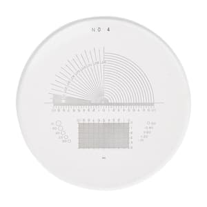 Mitutoyo Reticle No. 4 for Pocket Comparator, 183-144