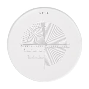 Mitutoyo Reticle No. 6 for Pocket Comparator, 183-146