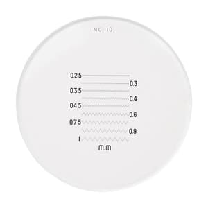 Mitutoyo Reticle No. 10 for Pocket Comparator, 183-150