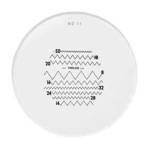Mitutoyo Reticle No. 11 for Pocket Comparator, 183-151
