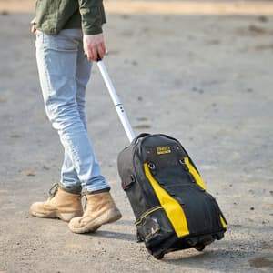 Stanley 20kg Load Capacity Fatmax Heavy-Duty Tool Backpack On Wheels, 1-79-215